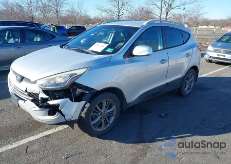 2014 Hyundai Tucson Se from USA, damaged, VIN KM8JUCAG2EU869989